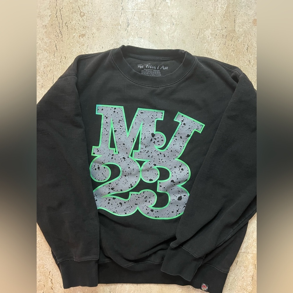 The Fresh I Am Contemporary MJ23 Men’s Cotton Sweatshirt Size Large